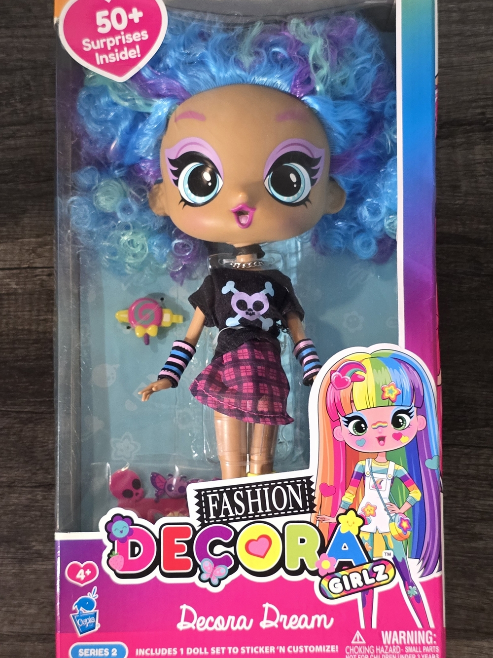 Decora Dreamz Fashion Decor Girlz Doll - Blue & Purple Hair